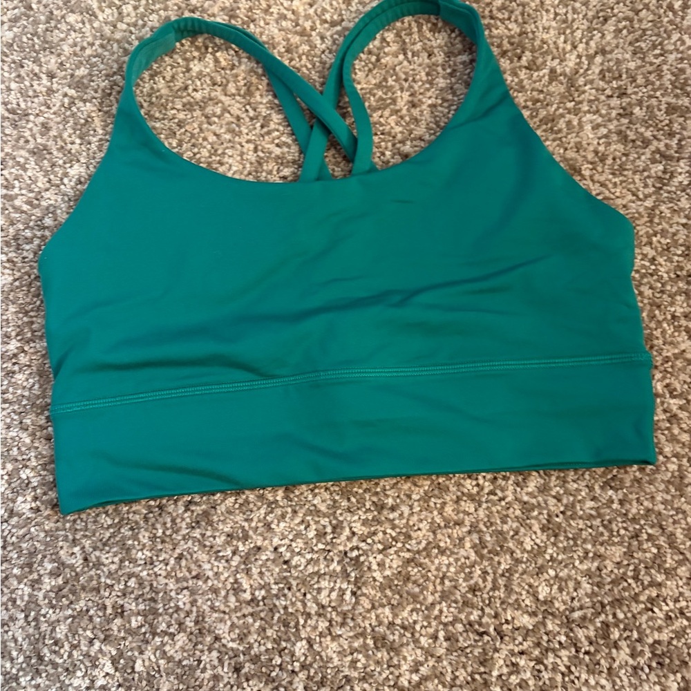 lululemon athletica Teal Cross-Back Sports Bra